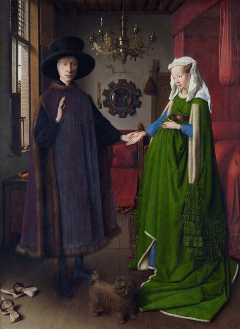 The Arnolfini Portrait – A Canvas Woven with Intrigue and Subtle Symbolism!